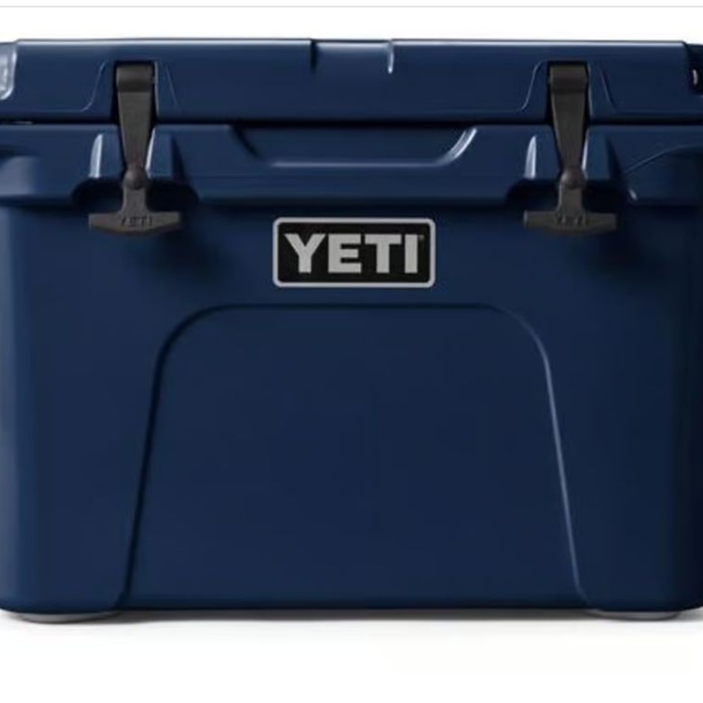YETI Navy Outdoor Cooler